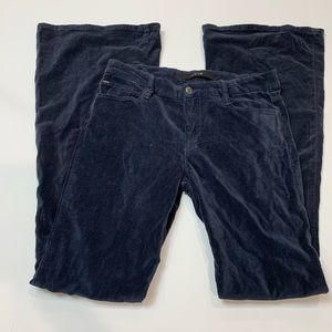 Joe’s Women’s Navy Blue High Rise Velvet Pants